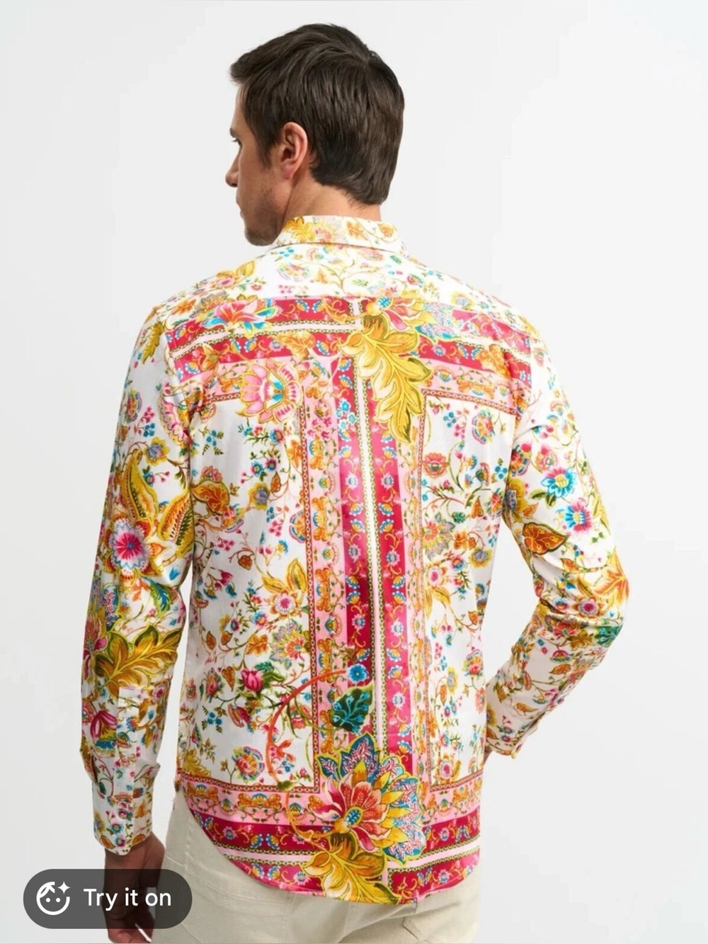 Robert Graham Limited Edition "Giverny Flowers" Shirt - Picture 3 of 14